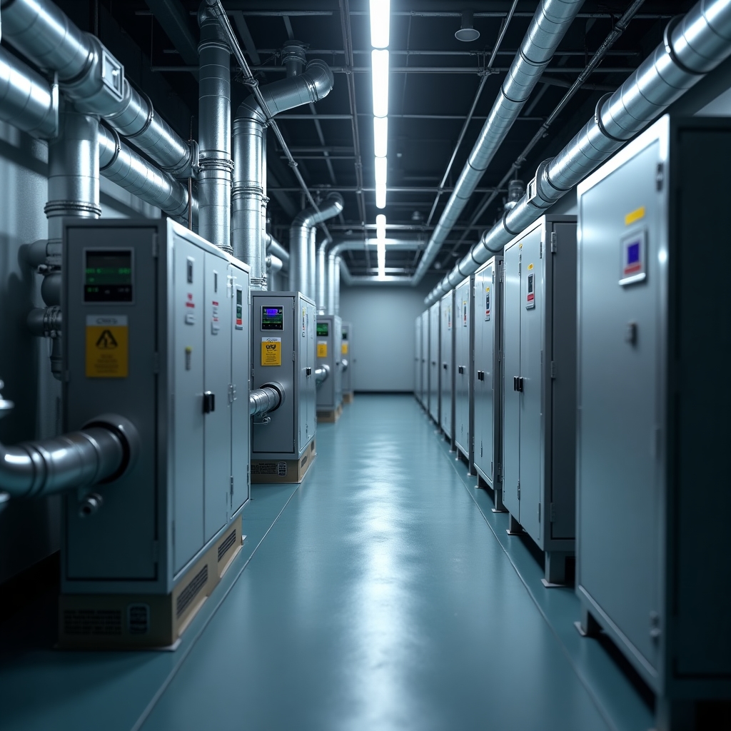 Sistema HVAC con sensores de monitorización