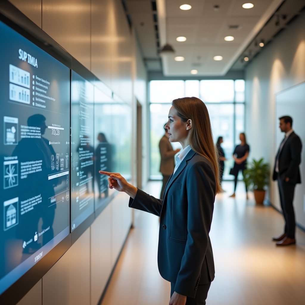 Sistema de control inteligente en edificio moderno